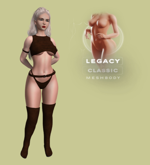 Brown Leather outlaw girl ~ Legacy
