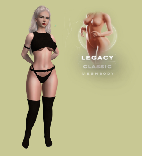 Black Leather outlaw girl ~ Legacy