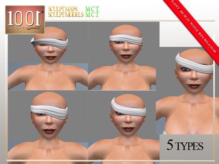 Full Perm half blindfolds