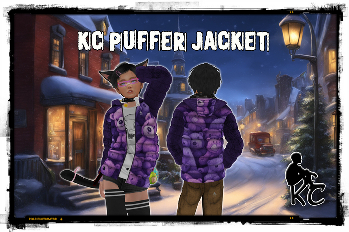 KC Puffer Jacket - Teddy