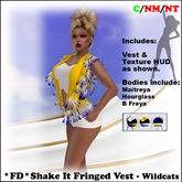 *FD*  Shake It Fringe Vest [BOXED] Wildcat