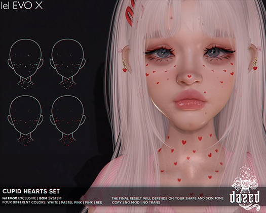 Dazed. Cupid Hearts Set - lel EVOX & BOM