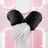 Palette - Kawaii Bunny Cuffs [Black]