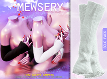 #Mewsery Fuzz Sleeve Warmers{Pearl} ♥ Rigged for Maitreya, Legacy [f], and Reborn