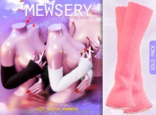 #Mewsery Fuzz Sleeve Warmers{Pink} ♥ Rigged for Maitreya, Legacy [f], and Reborn