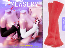#Mewsery Fuzz Sleeve Warmers{Punch} ♥ Rigged for Maitreya, Legacy [f], and Reborn