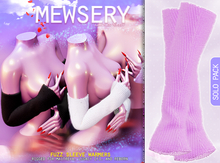 #Mewsery Fuzz Sleeve Warmers{Lilac} ♥ Rigged for Maitreya, Legacy [f], and Reborn