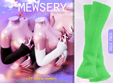 #Mewsery Fuzz Sleeve Warmers{Fern} ♥ Rigged for Maitreya, Legacy [f], and Reborn