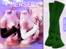 #Mewsery Fuzz Sleeve Warmers{Emerald} ♥ Rigged for Maitreya, Legacy [f], and Reborn