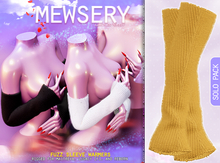 #Mewsery Fuzz Sleeve Warmers{Champagne} ♥ Rigged for Maitreya, Legacy [f], and Reborn