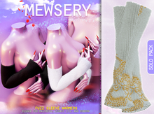 #Mewsery Fuzz Sleeve Warmers{Dragon.Pearl} ♥ Rigged for Maitreya, Legacy [f], and Reborn