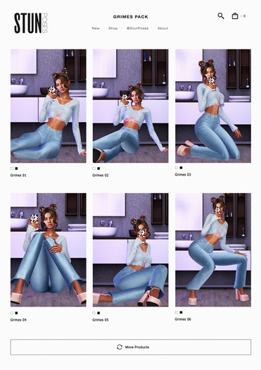 STUN - Pose Pack Collection Bento 'Grimes' #198