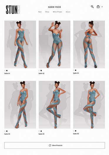 STUN - Pose Pack Collection Bento 'Sadie' #207