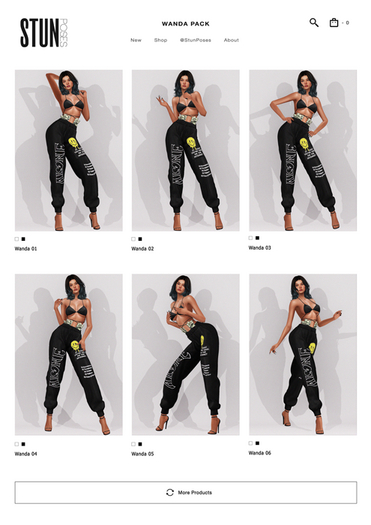 STUN - Pose Pack Collection Bento 'Wanda' #214