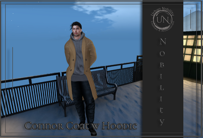 **UN** Connor Coat w Hoodie:: Wheat Grey