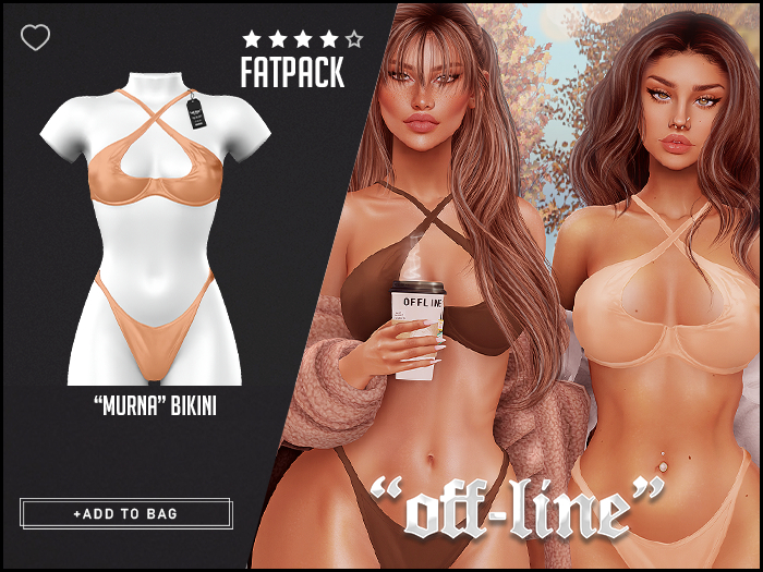 "Off-Line" x "Murna" Bikini / Fatpack
