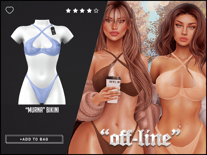 "Off-Line" x "Murna" Bikini / Pigeon