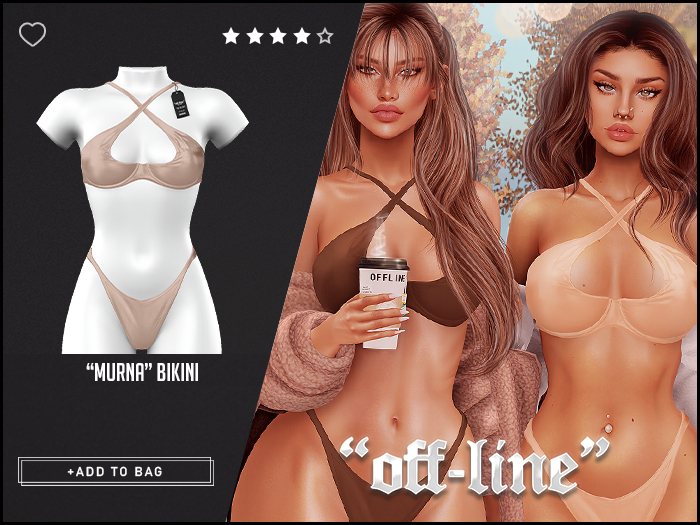 "Off-Line" x "Murna" Bikini / Nude