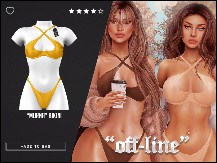 "Off-Line" x "Murna" Bikini / Mustard