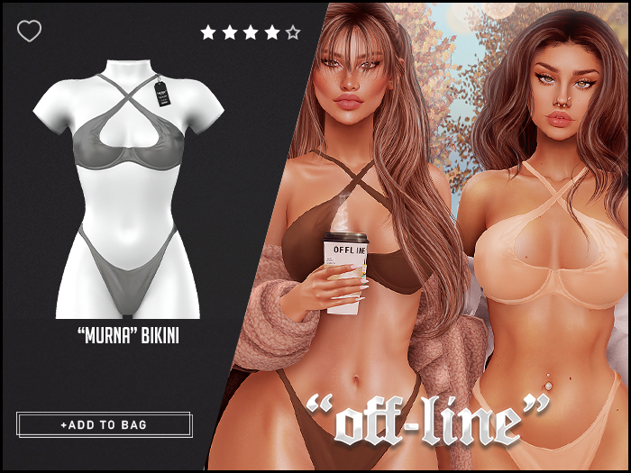 "Off-Line" x "Murna" Bikini / Grey