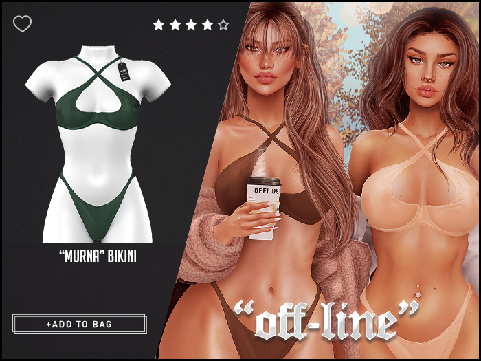 "Off-Line" x "Murna" Bikini / Forest
