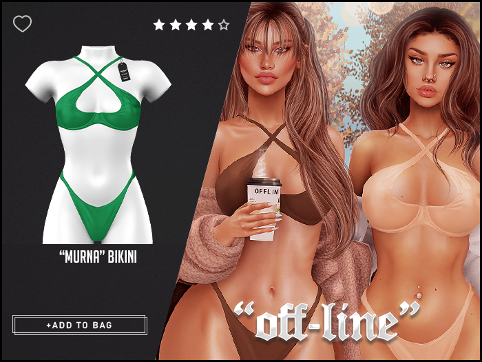 "Off-Line" x "Murna" Bikini / Emerald