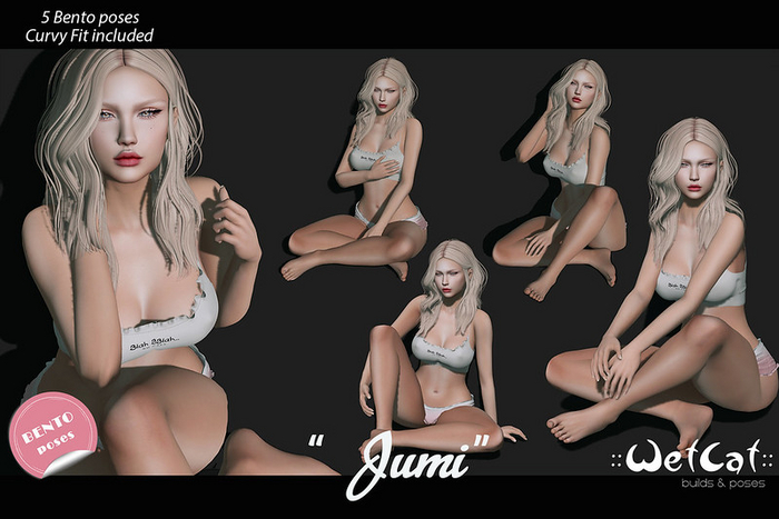 ::WetCat:: "Jumi" Pose Set [Bento]