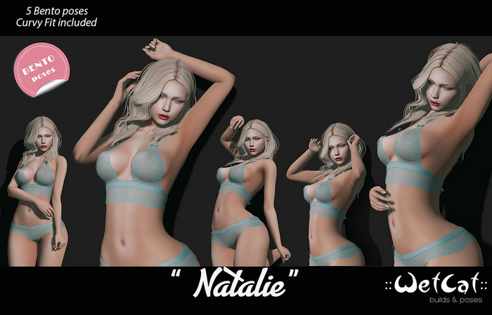 ::WetCat:: "Natalie" Pose Set [Bento]