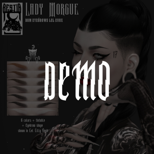 :BESTIA: Lady Morgue Eyebrows - DEMO