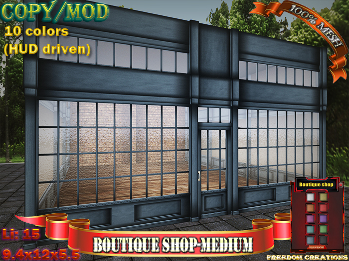 Boutique shop MEDIUM-Freedom creations