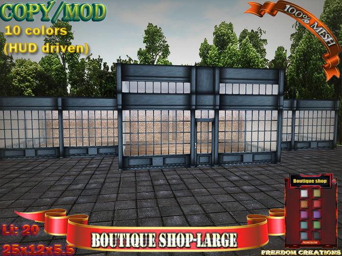 Boutique shop LARGE-Freedom creations