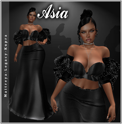 *ASIA* OFELIA black