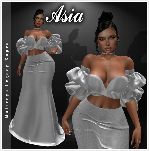 *ASIA* OFELIA white