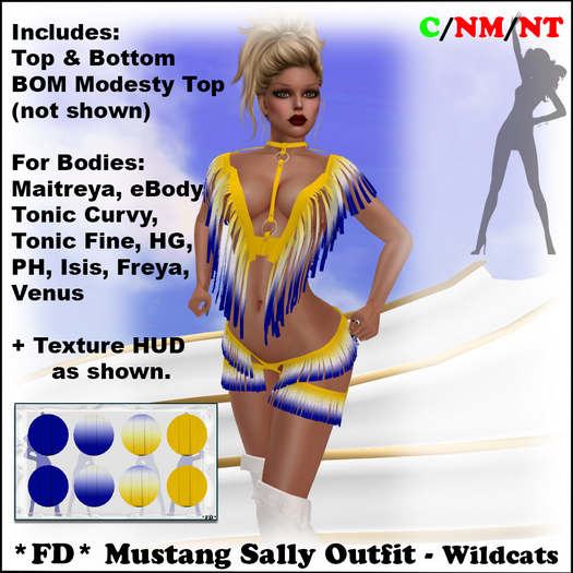 *FD* Mustang Sally Outfit [BOXED] Wildcats