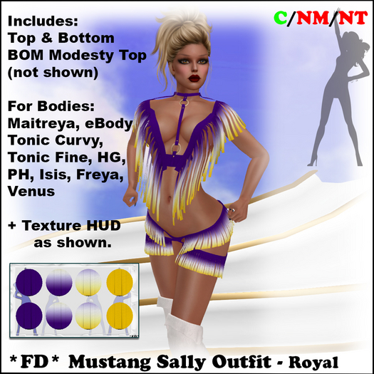 *FD* Mustang Sally Outfit [BOXED] Royal