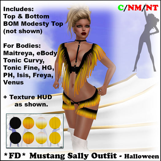 *FD* Mustang Sally Outfit [BOXED] Halloween