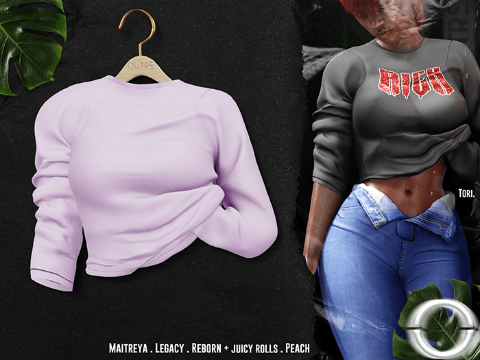 O U T R É  //  Tori Shirt : Purple