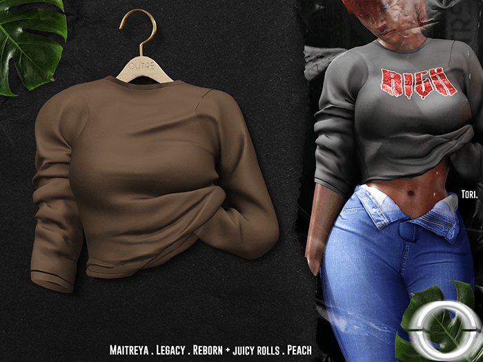 O U T R É  //  Tori Shirt : Brown