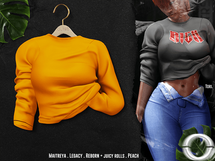 O U T R É  //  Tori Shirt : Orange
