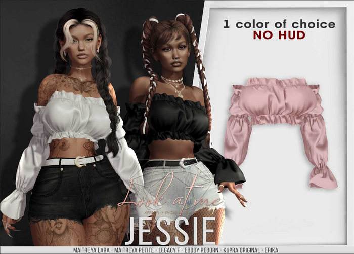 Look At Me. Jessie : Top - Sorbet