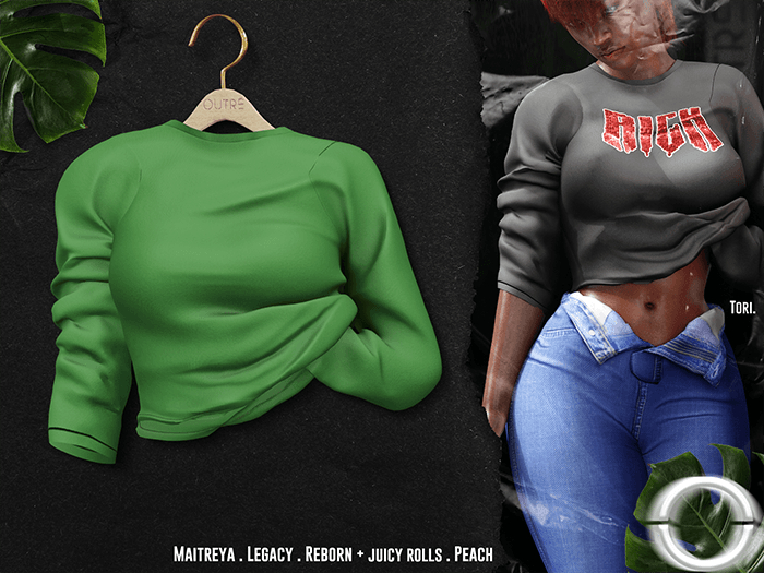 O U T R É  //  Tori Shirt : Green