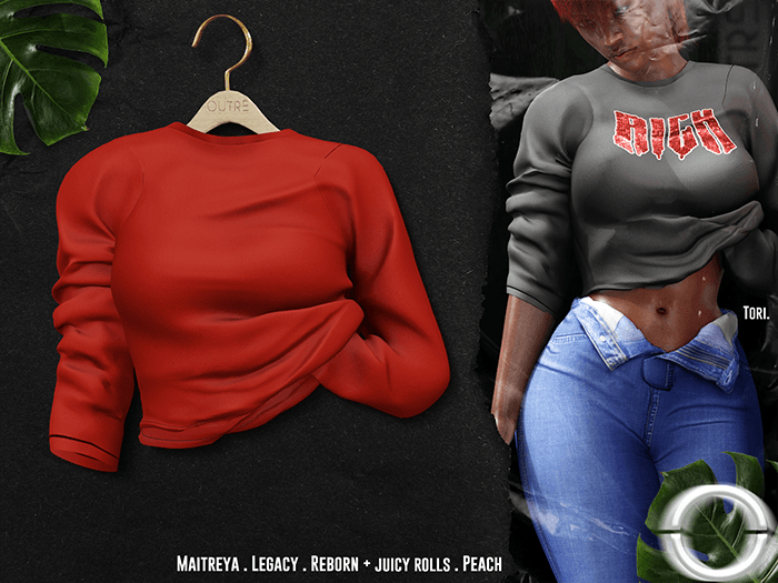 O U T R É  //  Tori Shirt : Red