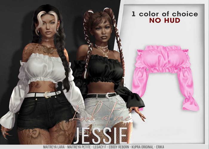 Look At Me. Jessie : Top - Hotpink