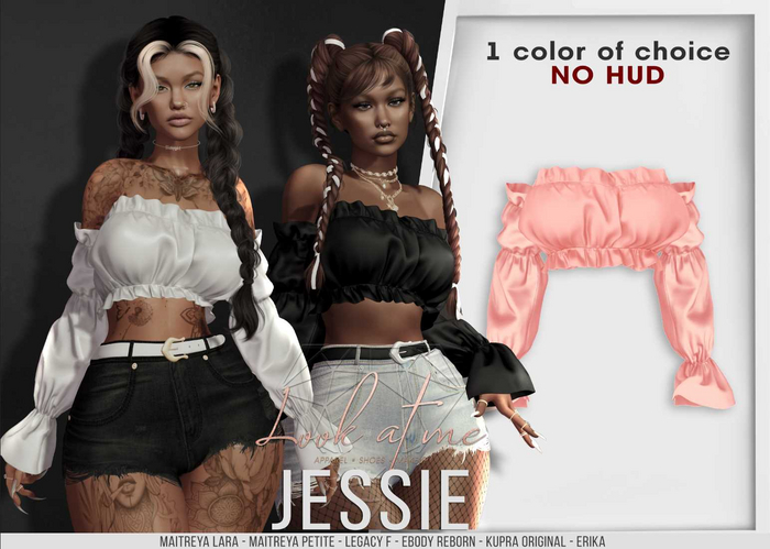 Look At Me. Jessie : Top - Flamingo