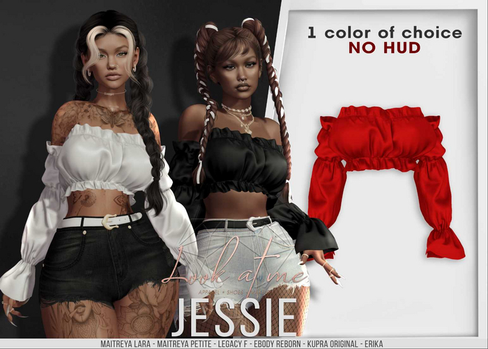 Look At Me. Jessie : Top - Crimson