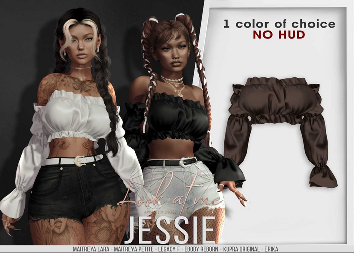 Look At Me. Jessie : Top - Brown