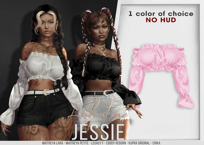 Look At Me. Jessie : Top - Babypink