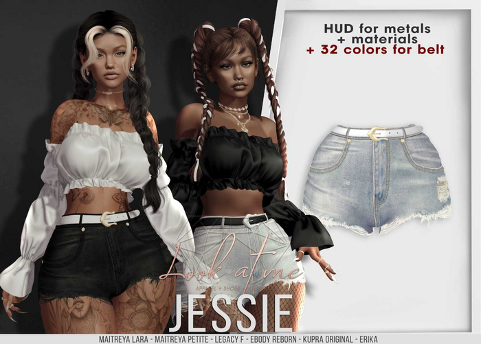 Look At Me. Jessie : Shorts - Ash