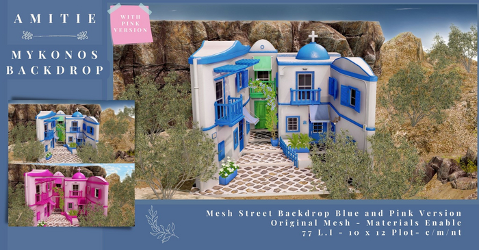 Amitie Mykonos Backdrop 