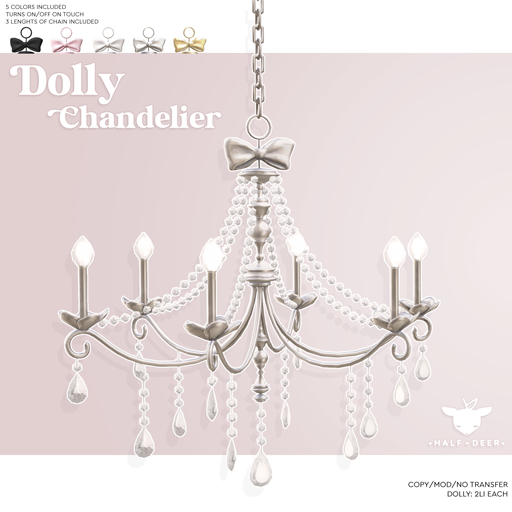 +Half-Deer+ Dolly Chandelier [Set of 5 Colors]